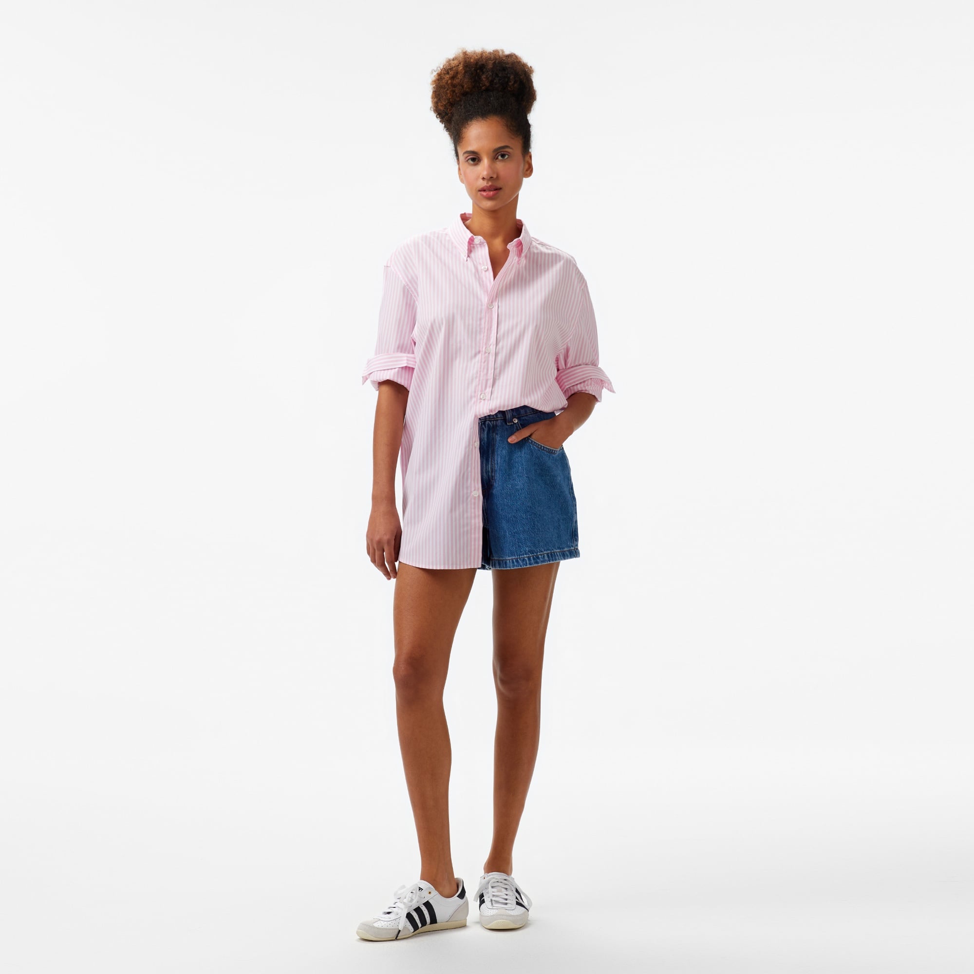 Les Benjamins Unisex Pembe Gömlek