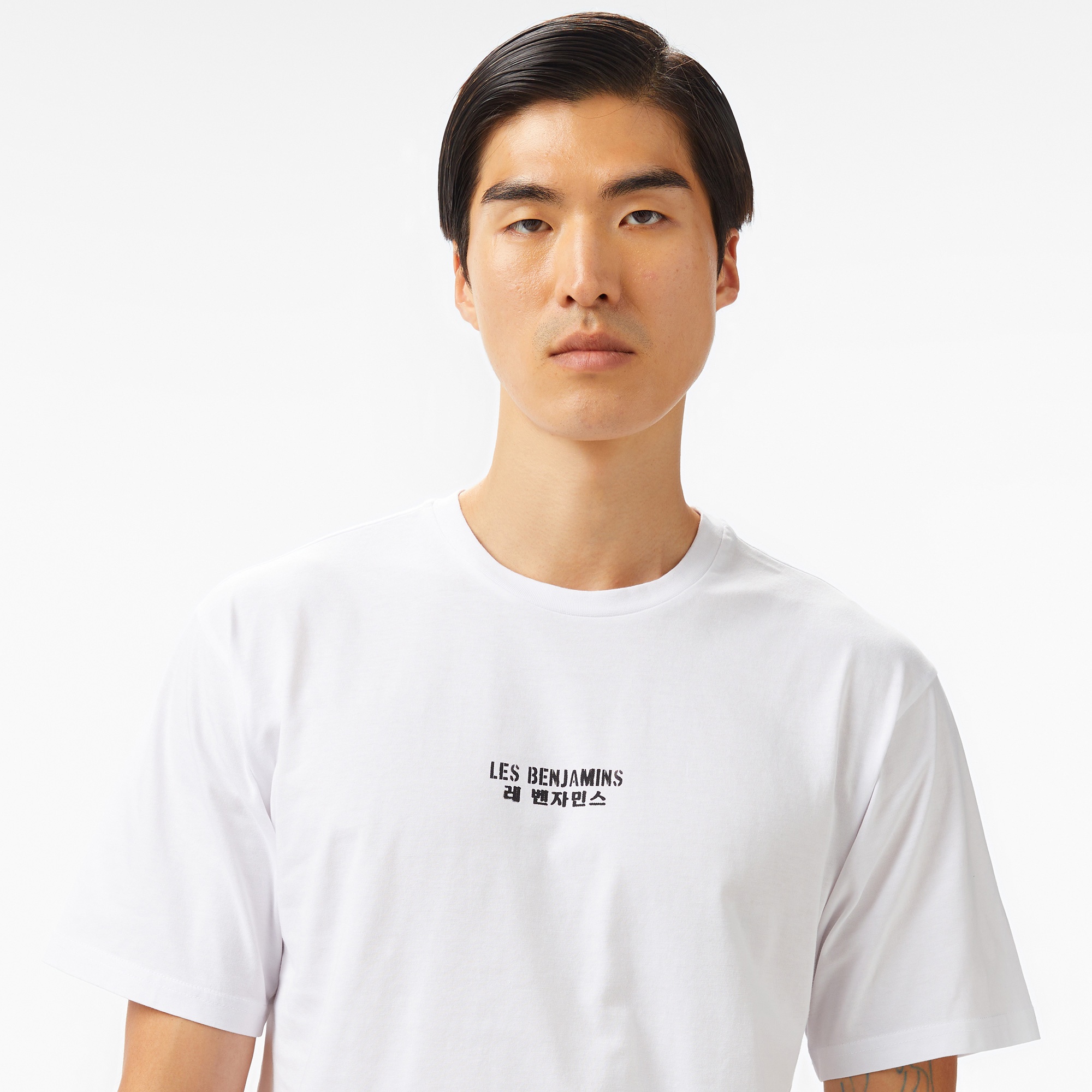 Les Benjamins Erkek Beyaz T-Shirt