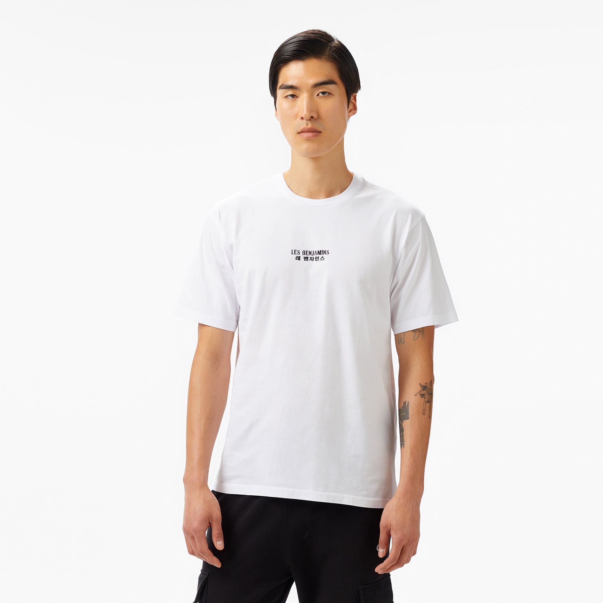 Les Benjamins Erkek Beyaz T-Shirt