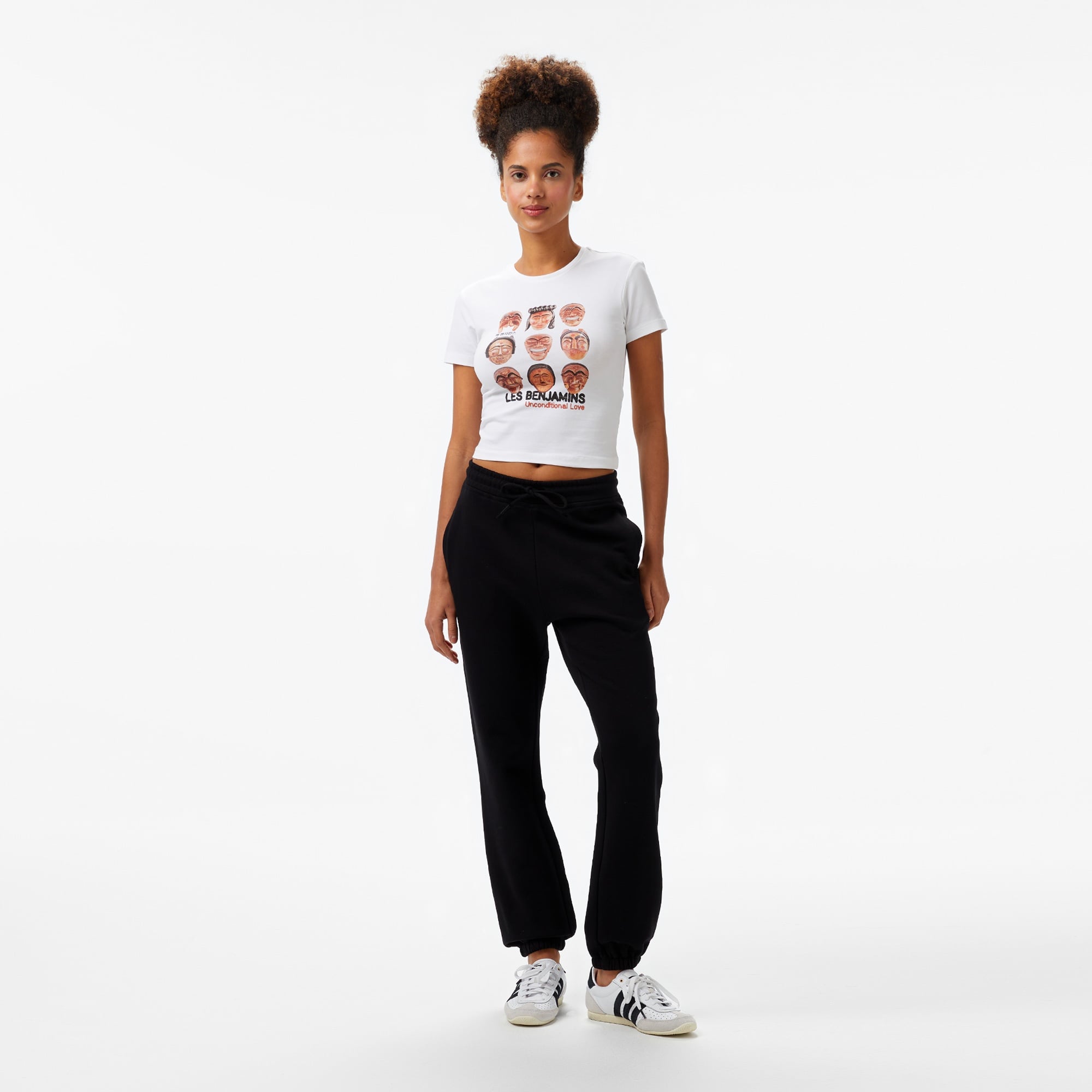 Les Benjamins Kadın Siyah Eşofman Altı