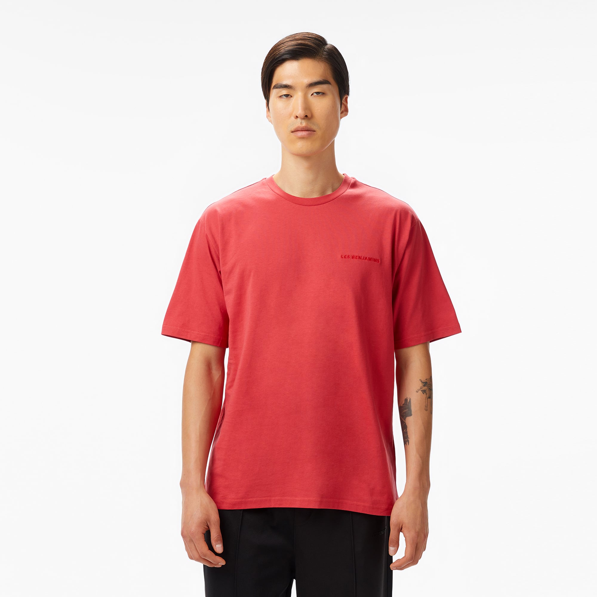  Les Benjamins Essentials Erkek Kırmızı T-Shirt