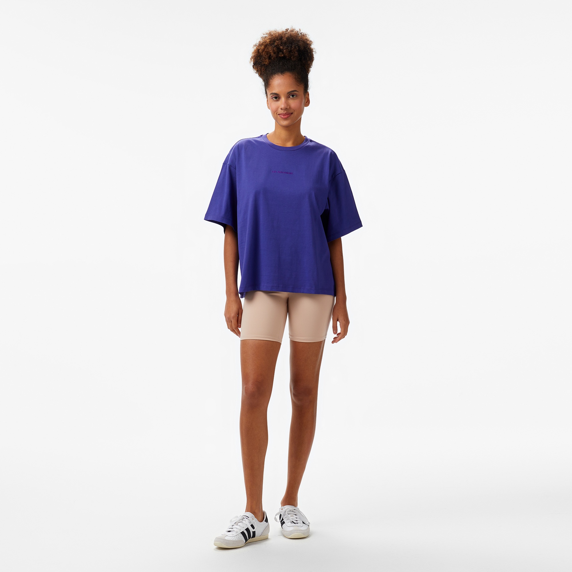 Les Benjamins Kadın Mor T-Shirt