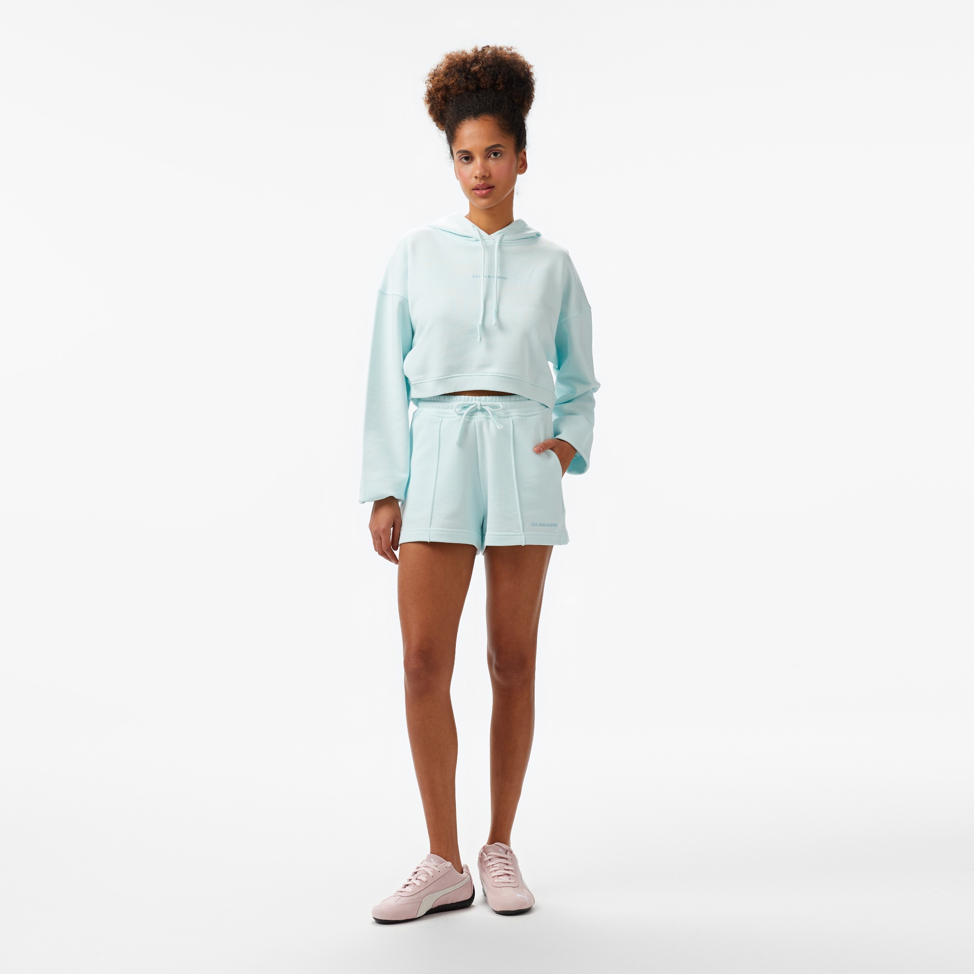 Les Benjamins Kadın Mavi Hoodie