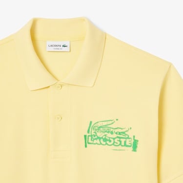  Lacoste L.12.12 Erkek Sarı Polo