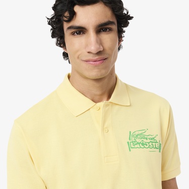  Lacoste L.12.12 Erkek Sarı Polo