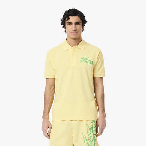  Lacoste L.12.12 Erkek Sarı Polo
