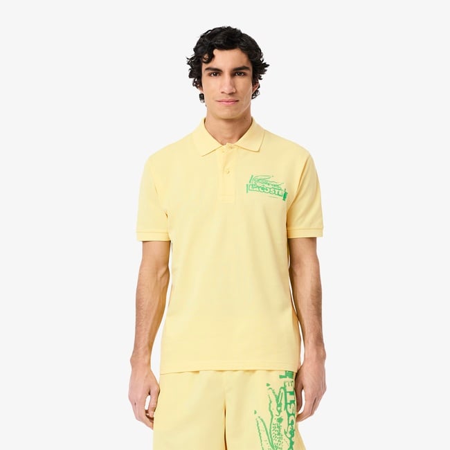  Lacoste L.12.12 Erkek Sarı Polo
