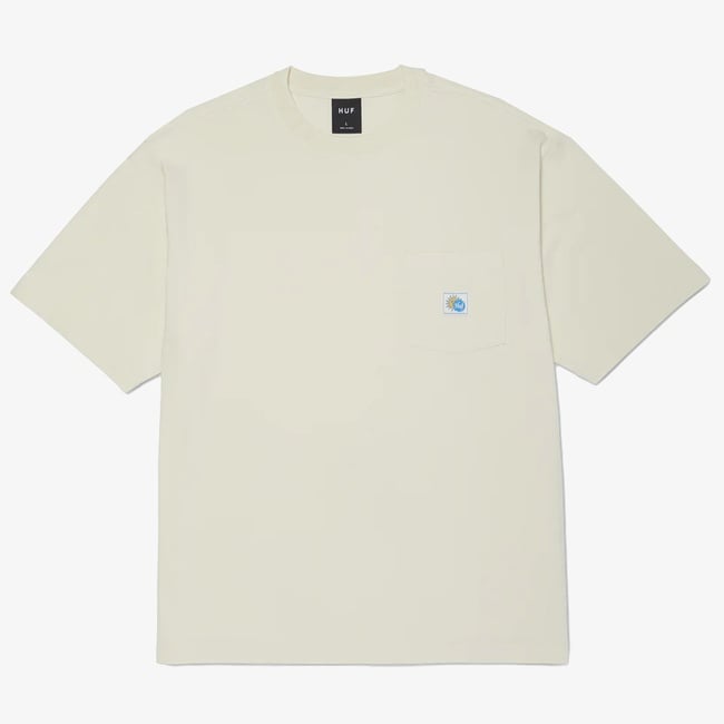  Huf Total Eclipse Knit Box Erkek Bej T-Shirt