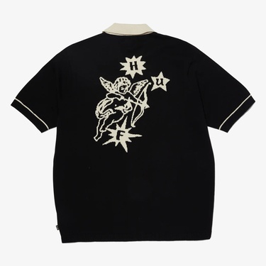  Huf Icaris Knit Top Erkek Siyah Gömlek