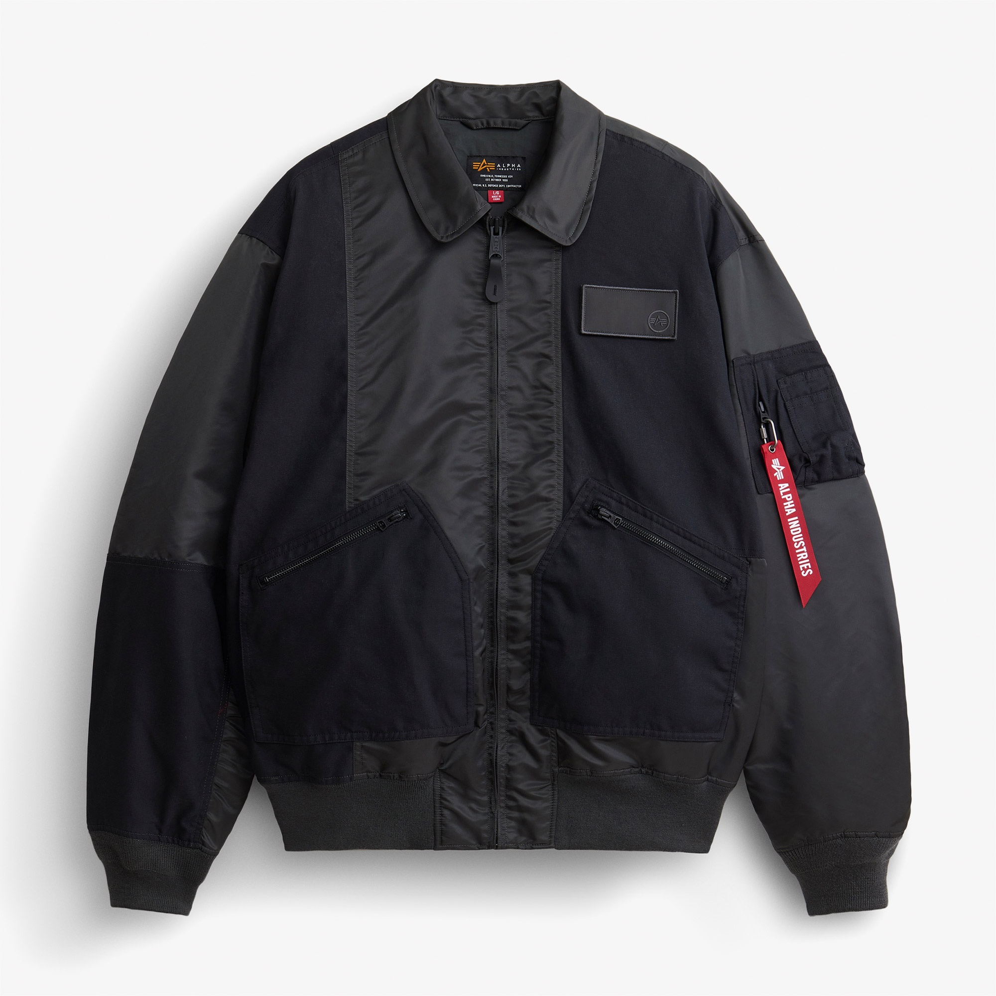 Alpha Industries Mixed Media CWU 36P Erkek Siyah Ceket