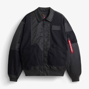  Alpha Industries Mixed Media CWU 36P Erkek Siyah Ceket