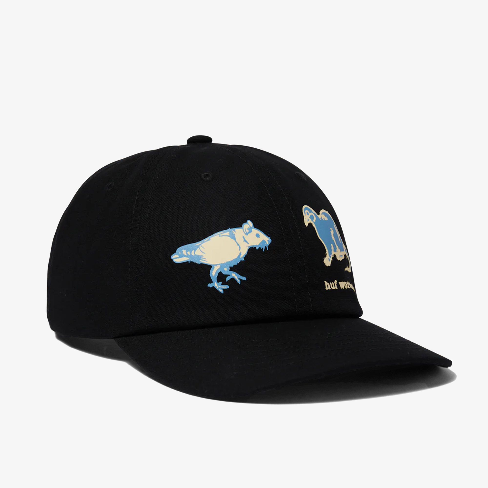  Huf Rigeon Snapback Erkek Siyah Şapka