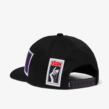 Huf Stax Patches Snapback Erkek Siyah Şapka