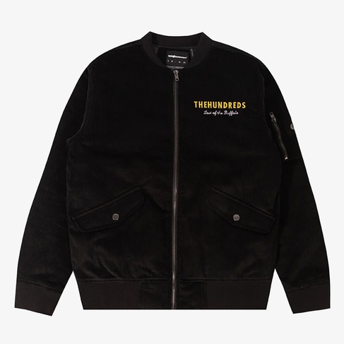  The Hundreds Buffalo Bomber Erkek Siyah Ceket