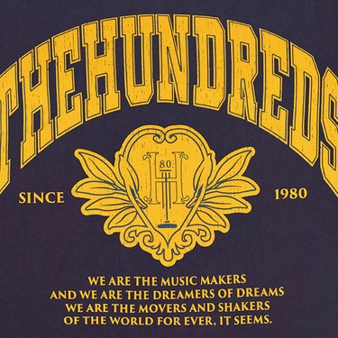  The Hundreds Alumnus Erkek Lacivert T-Shirt