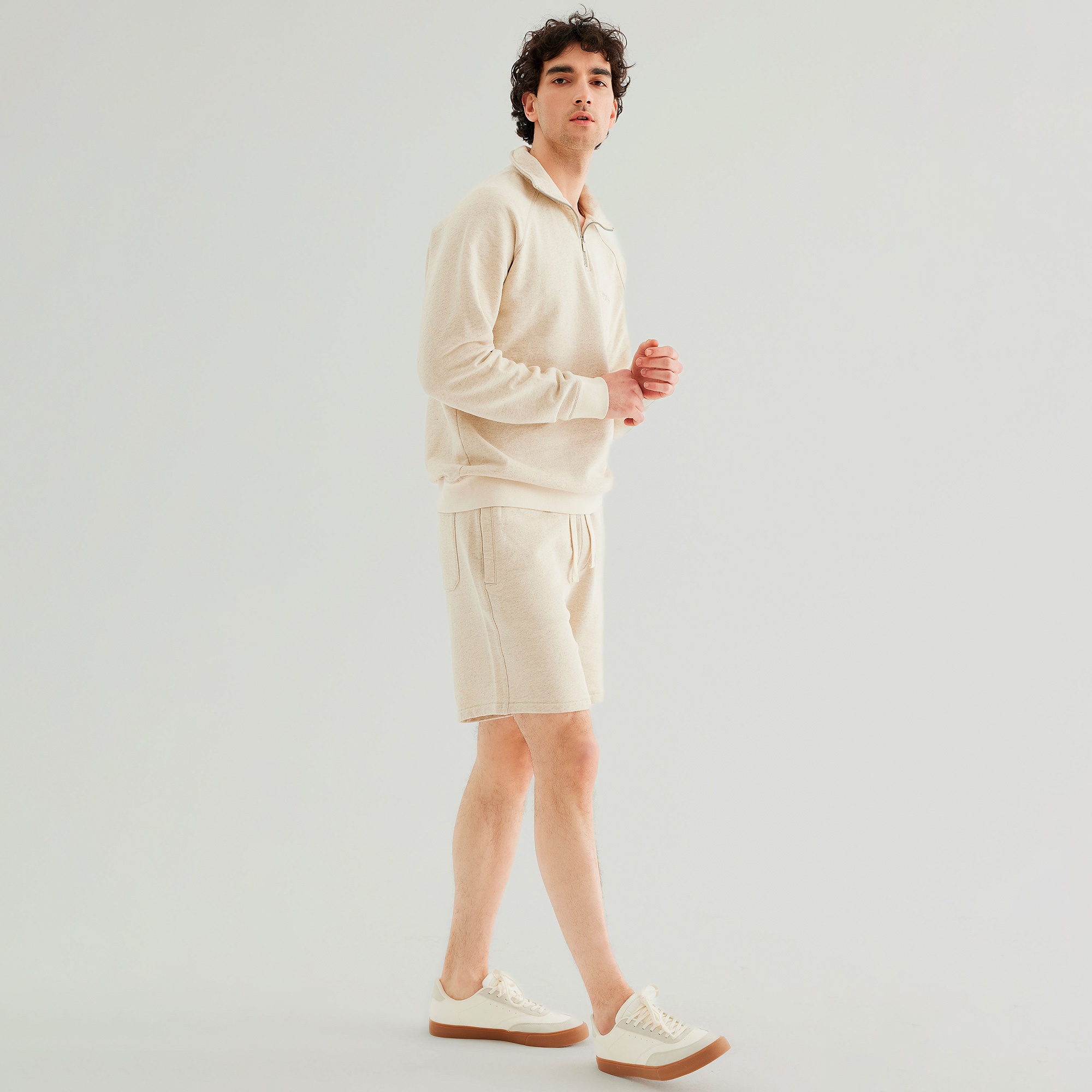 The Stay Line Ren Japon Detaylı Erkek Bej Şort