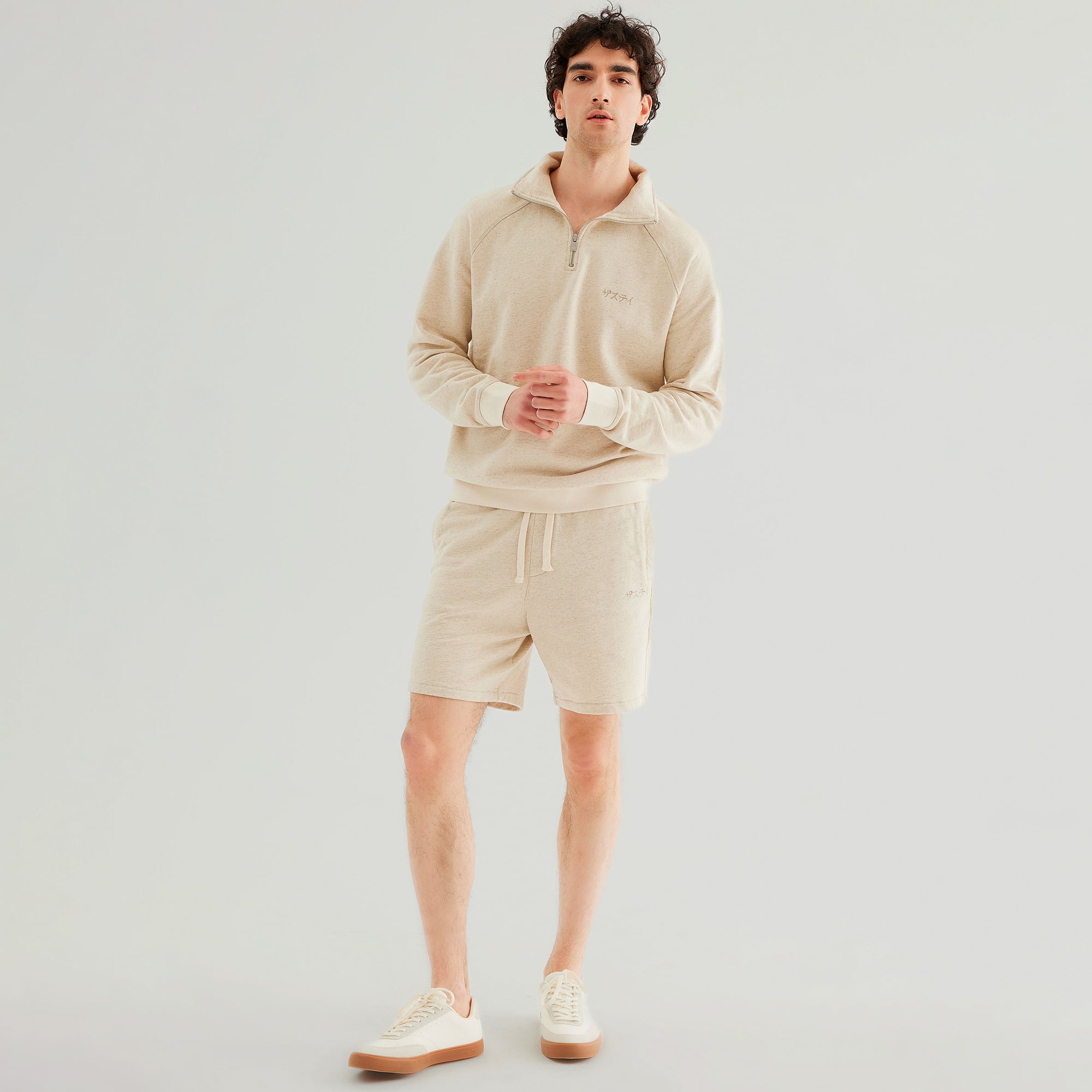  The Stay Line Ren Japon Detaylı Erkek Bej Şort