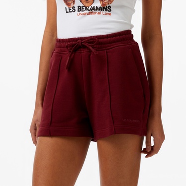  Les Benjamins Kadın Bordo Şort
