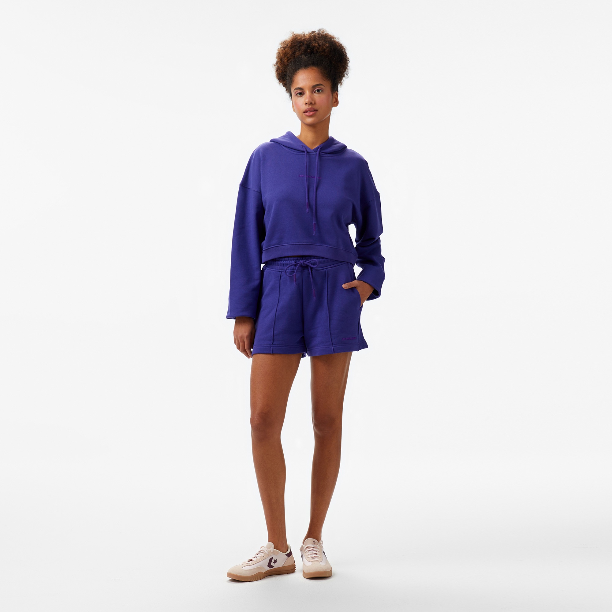 Les Benjamins Kadın Mor Şort