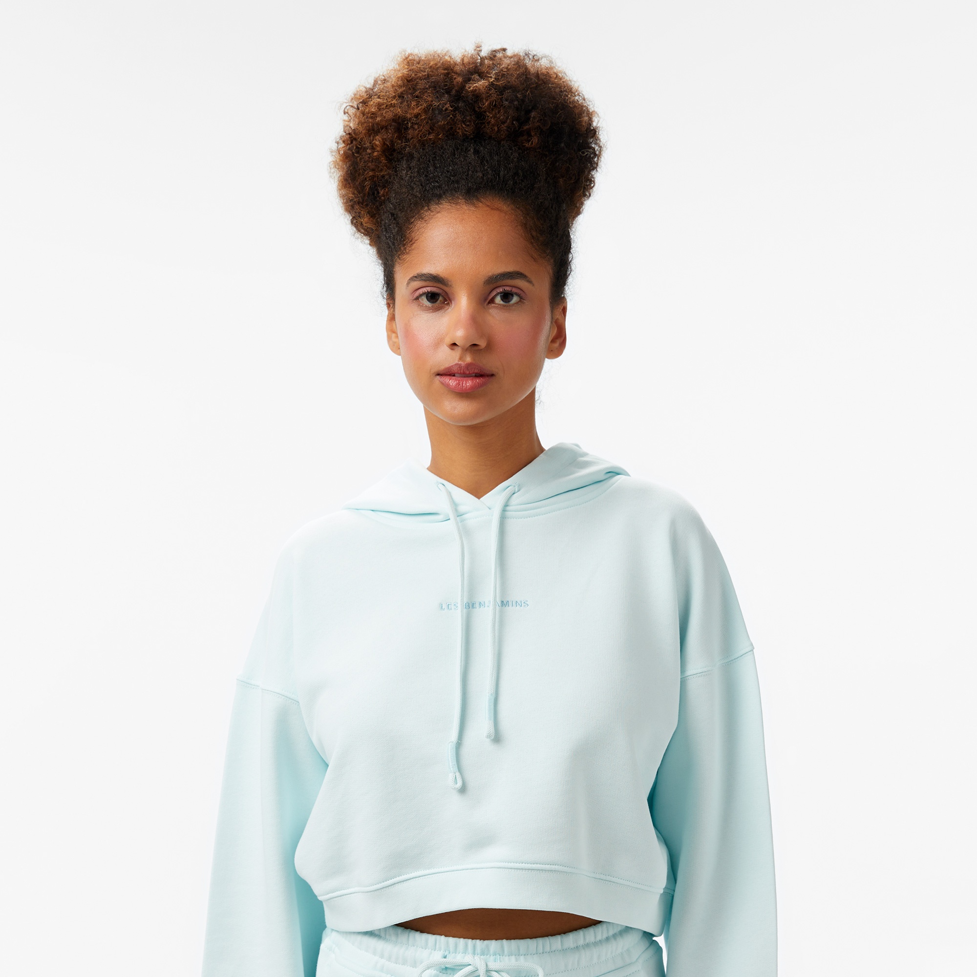 Les Benjamins Kadın Mavi Hoodie