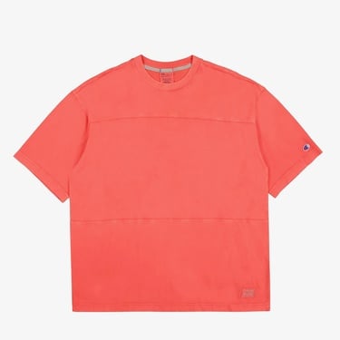  Champion Oversized Erkek Turuncu T-Shirt