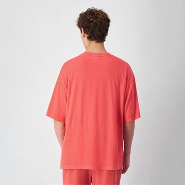  Champion Oversized Erkek Turuncu T-Shirt