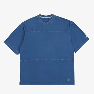  Champion Oversized Erkek Mavi T-Shirt