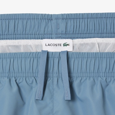 Lacoste Long Branded Erkek Mavi Mayo