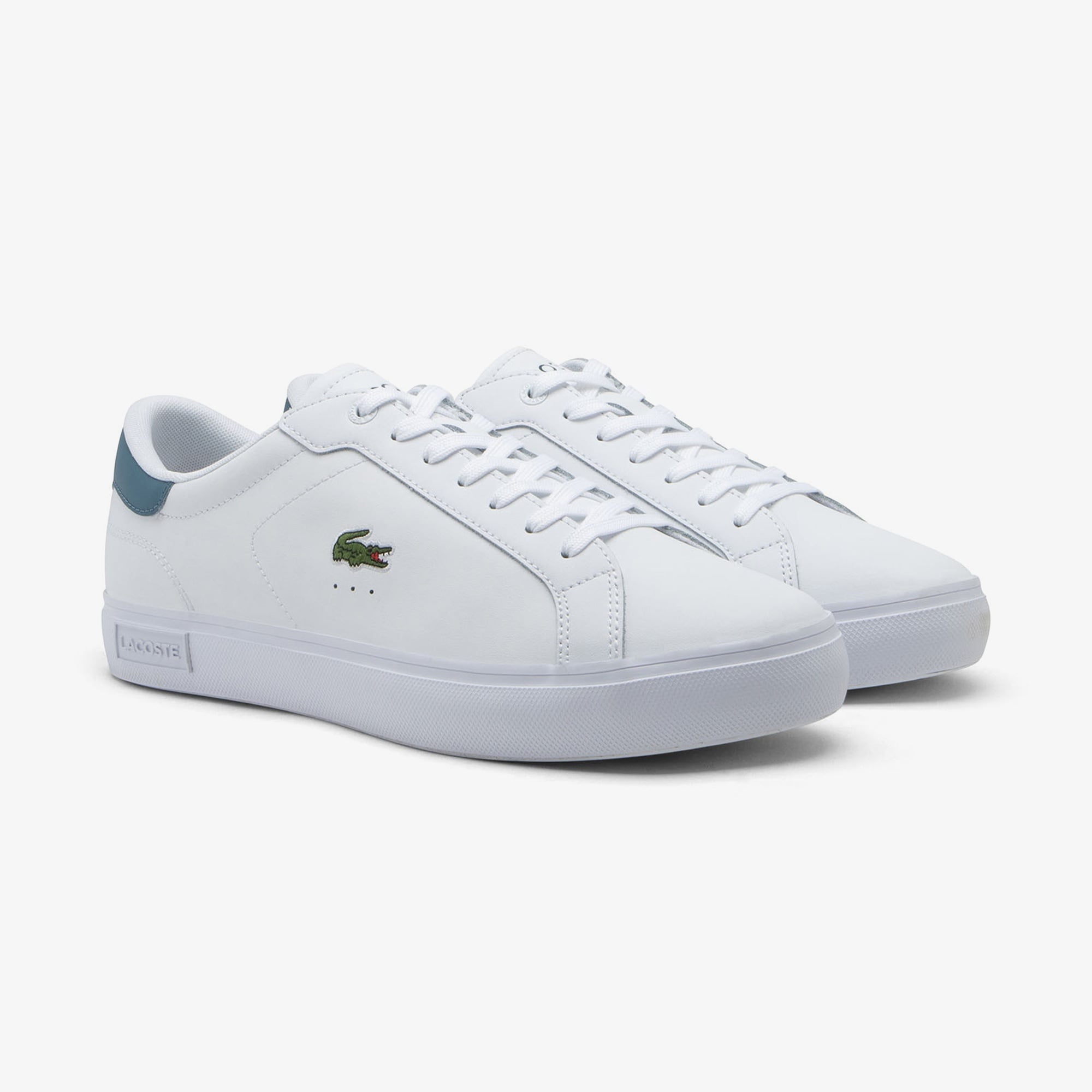 Lacoste Powercourt Leather Erkek Beyaz Sneaker