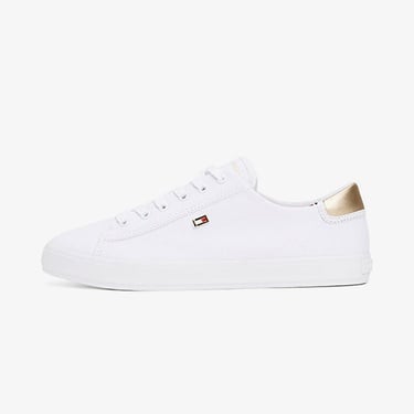  Tommy Hilfiger Vulc Lace Up Kadın Beyaz Sneaker