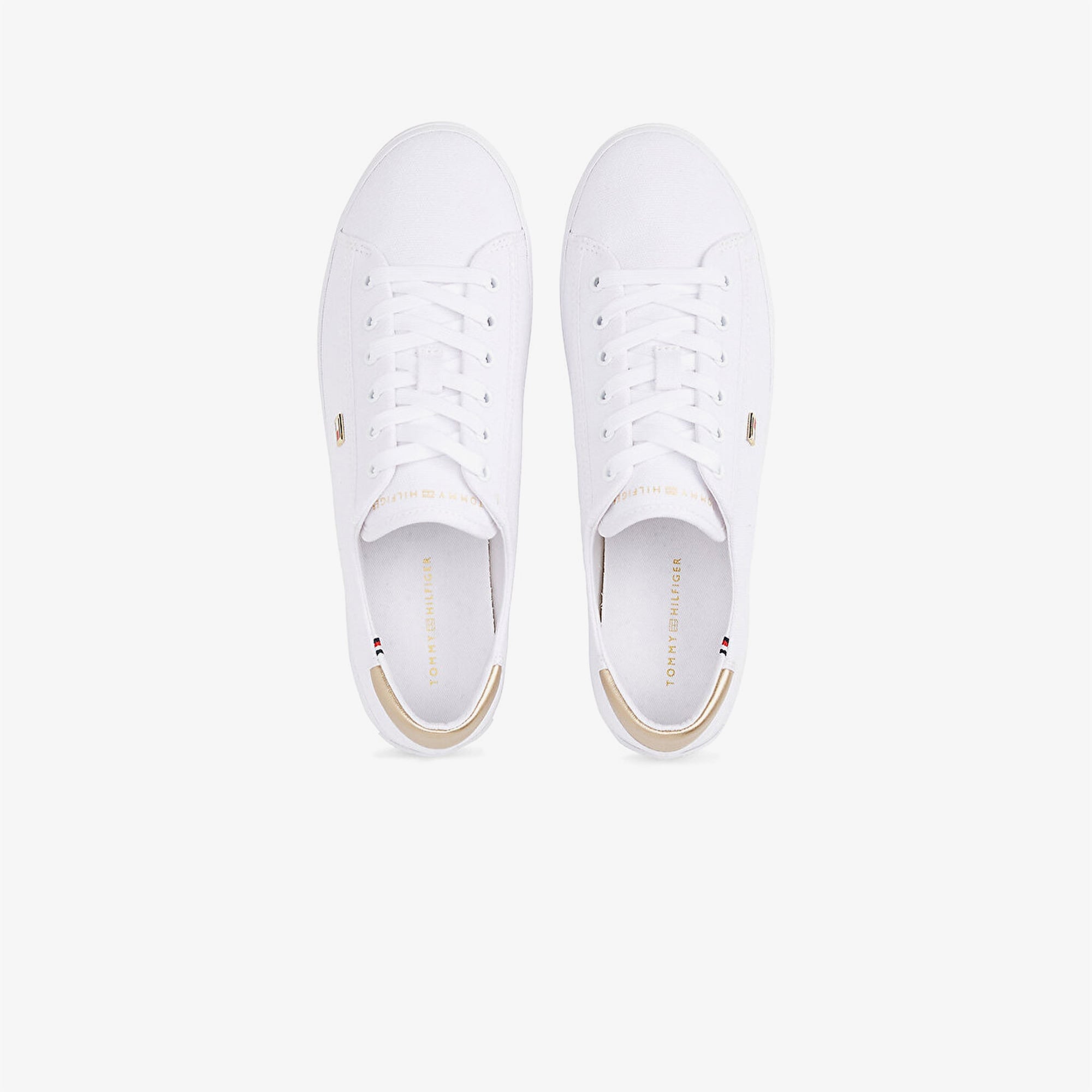 Tommy Hilfiger Vulc Lace Up Kadın Beyaz Sneaker