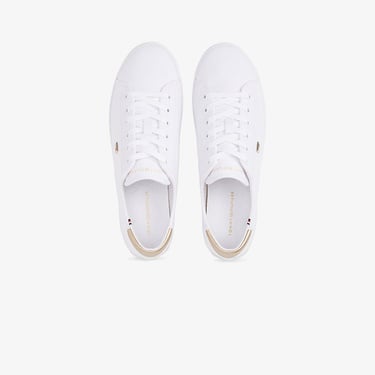  Tommy Hilfiger Vulc Lace Up Kadın Beyaz Sneaker