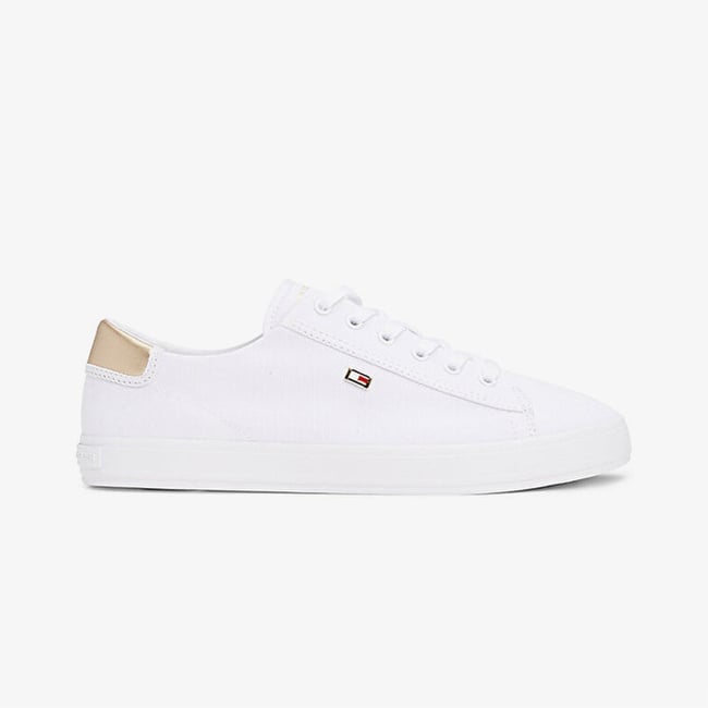  Tommy Hilfiger Vulc Lace Up Kadın Beyaz Sneaker