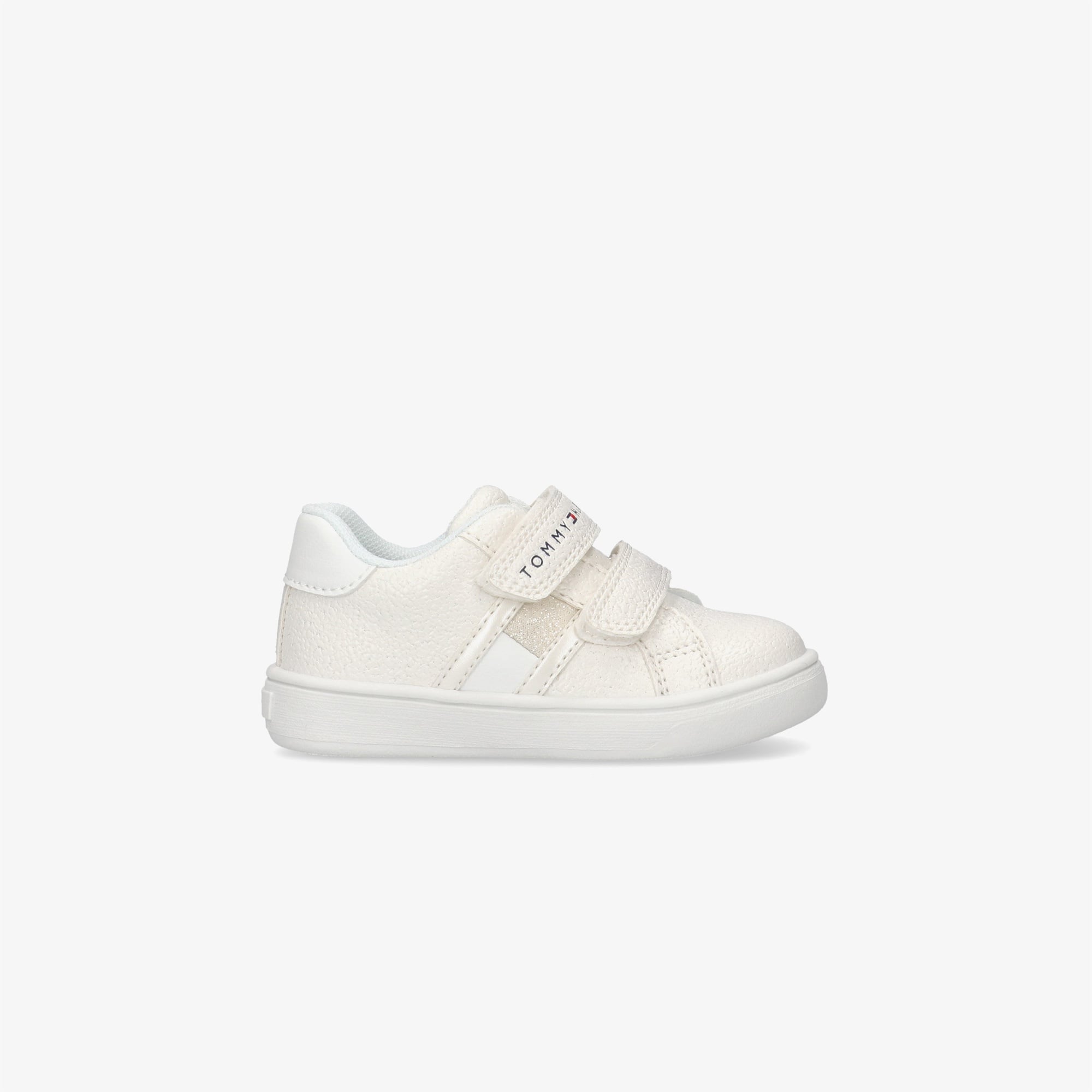 Tommy Hilfiger Flag Velcro Bebek Bej Spor Ayakkabı