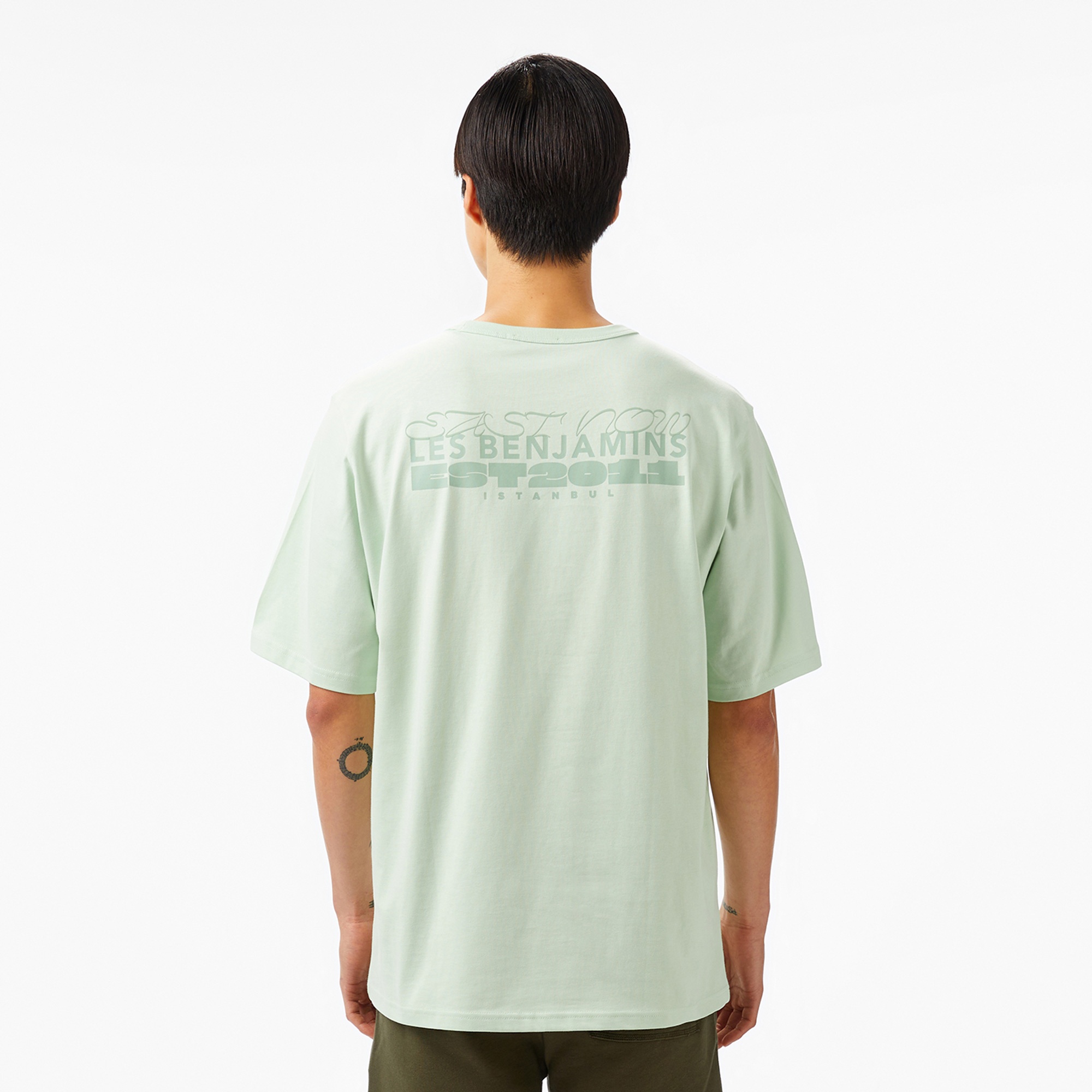 Les Benjamins 412 East Now Erkek Yeşil T-Shirt