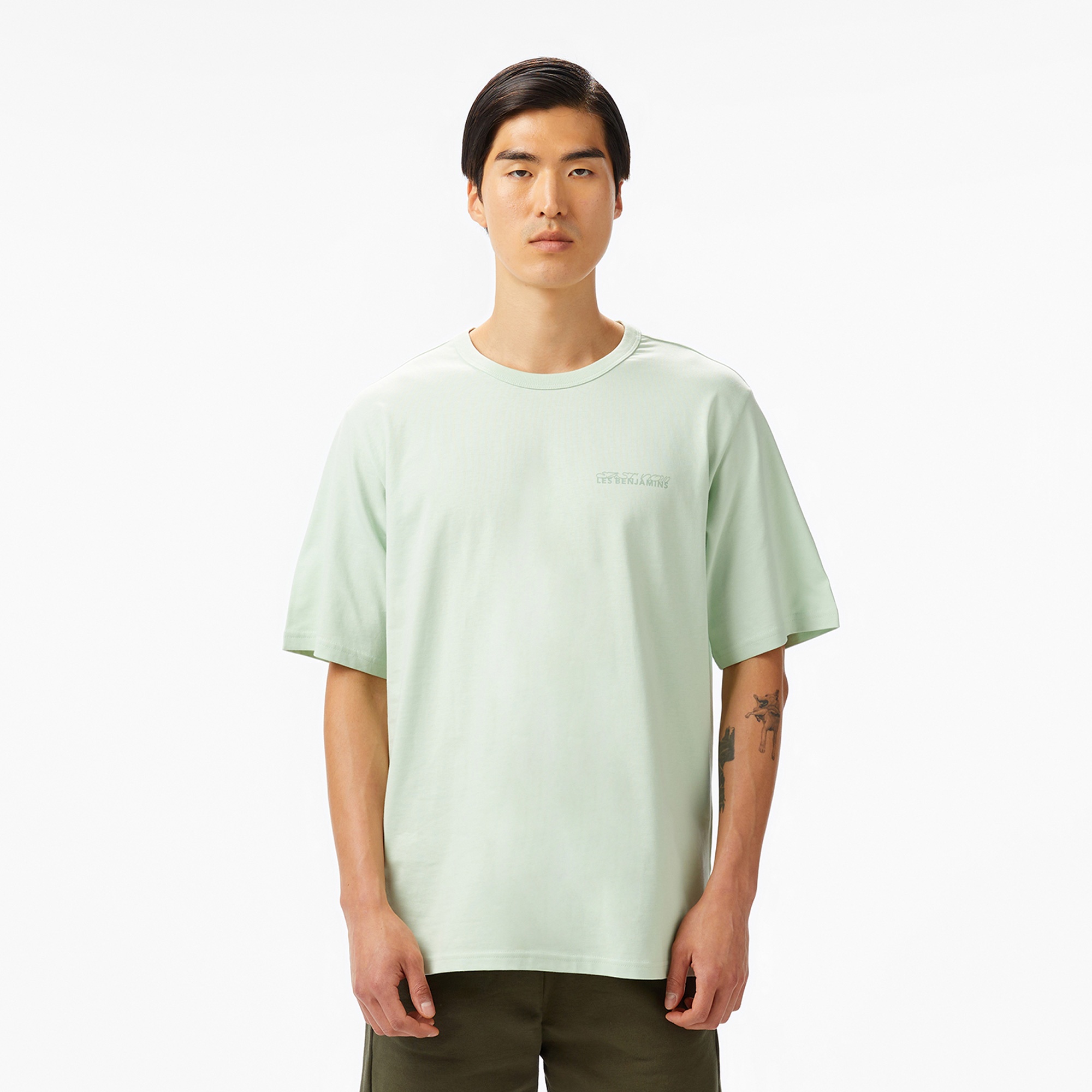 Les Benjamins 412 East Now Erkek Yeşil T-Shirt