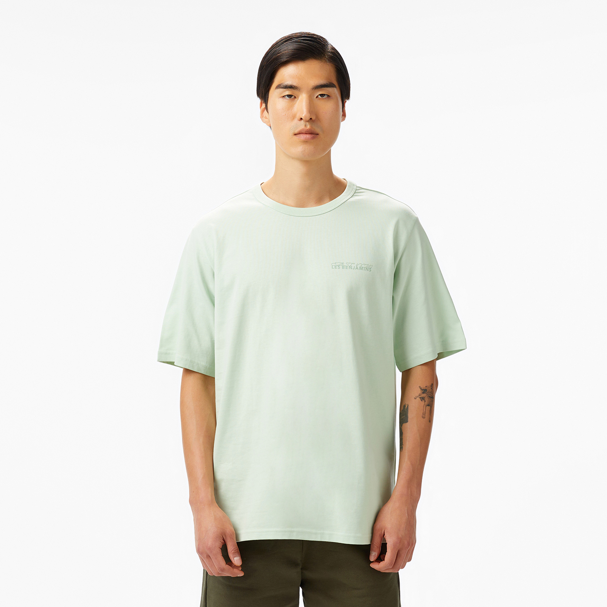  Les Benjamins 412 East Now Erkek Yeşil T-Shirt