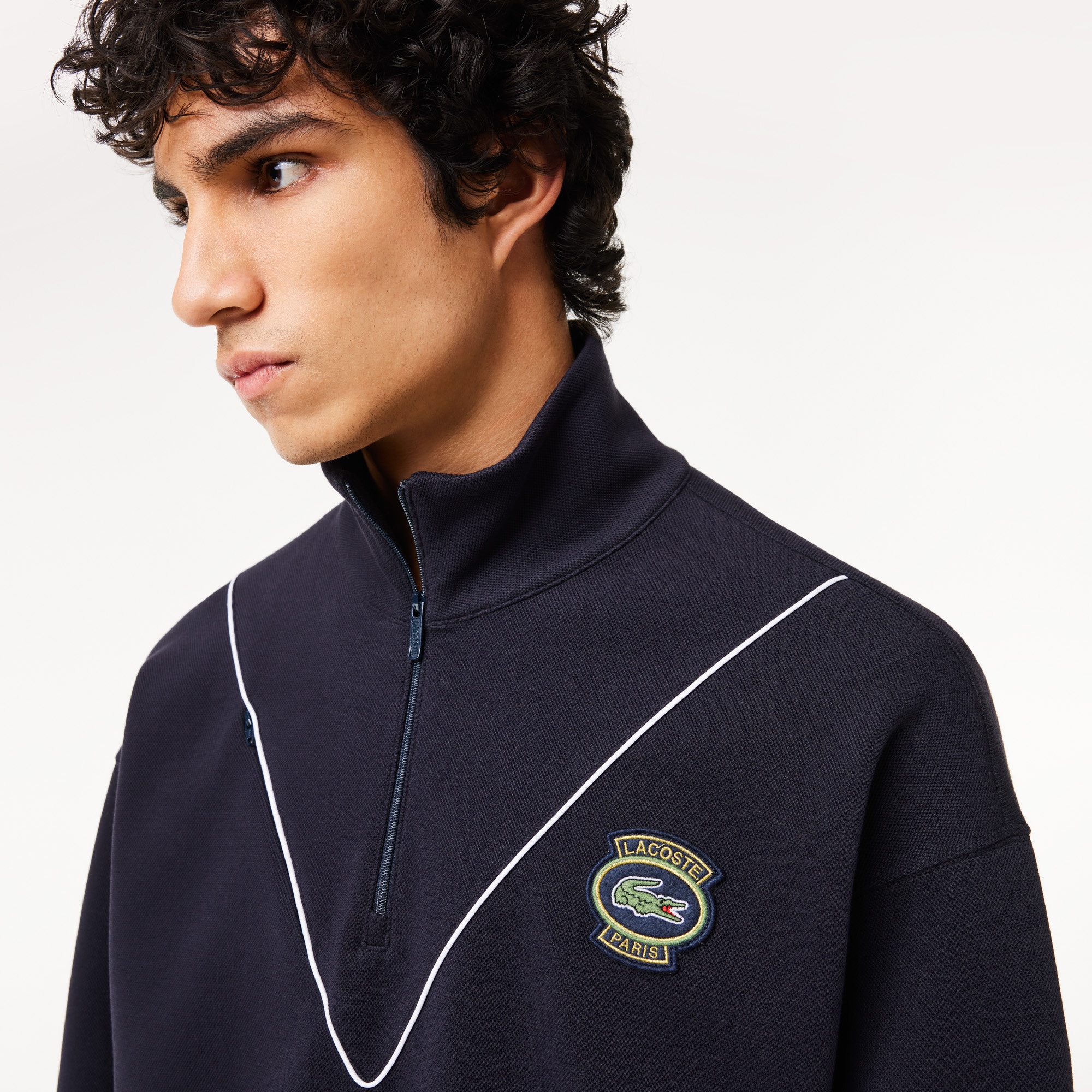 Lacoste Erkek Lacivert Sweatshirt