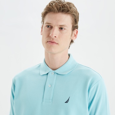  Nautica Erkek Mavi Classic Fit Polo Yaka T-Shirt