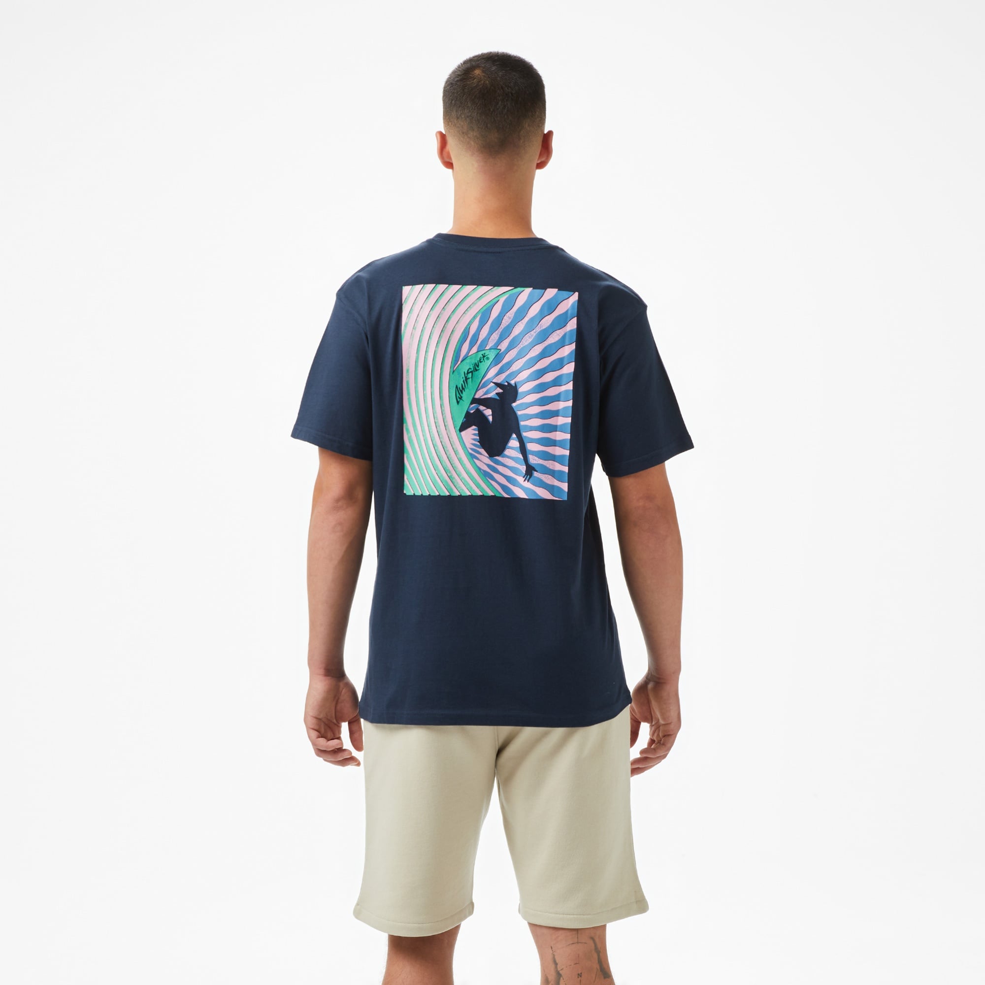 Quiksilver Window Pane Ss Erkek Siyah T-Shirt