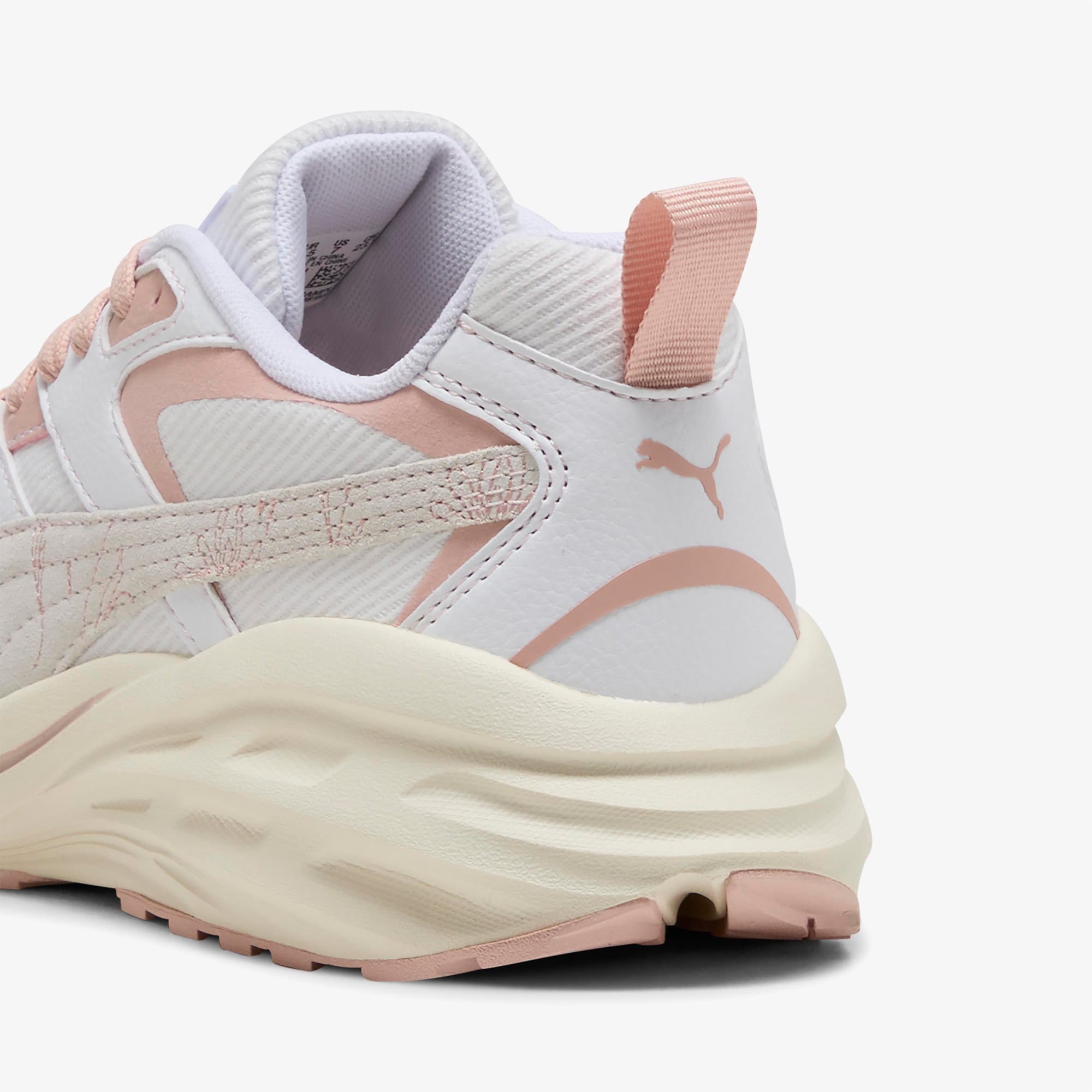 Puma Puma Hypnotic Ls Crafted Flowers Kadın Beyaz Spor Ayakkabı Sneaker | FashFed Beyaz - 7. görsel