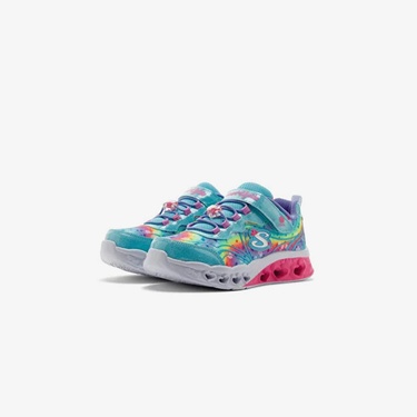  Skechers Flutter Heart Lights Groovy Swirl Çocuk Mavi Spor Ayakkabı