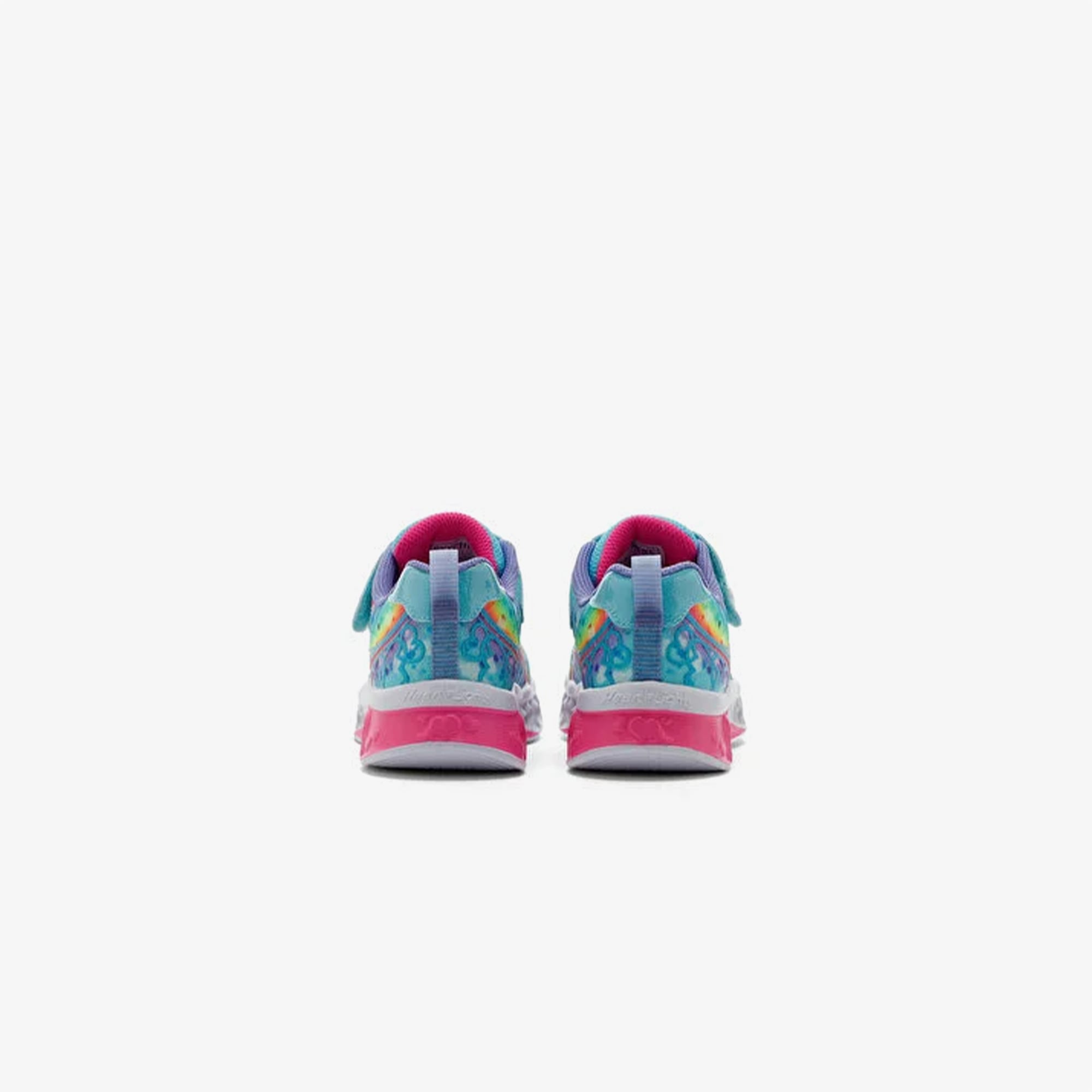 Skechers Skechers Flutter Heart Lights Groovy Swirl Çocuk Mavi Spor Ayakkabı Sneaker | FashFed Mavi - 4. görsel