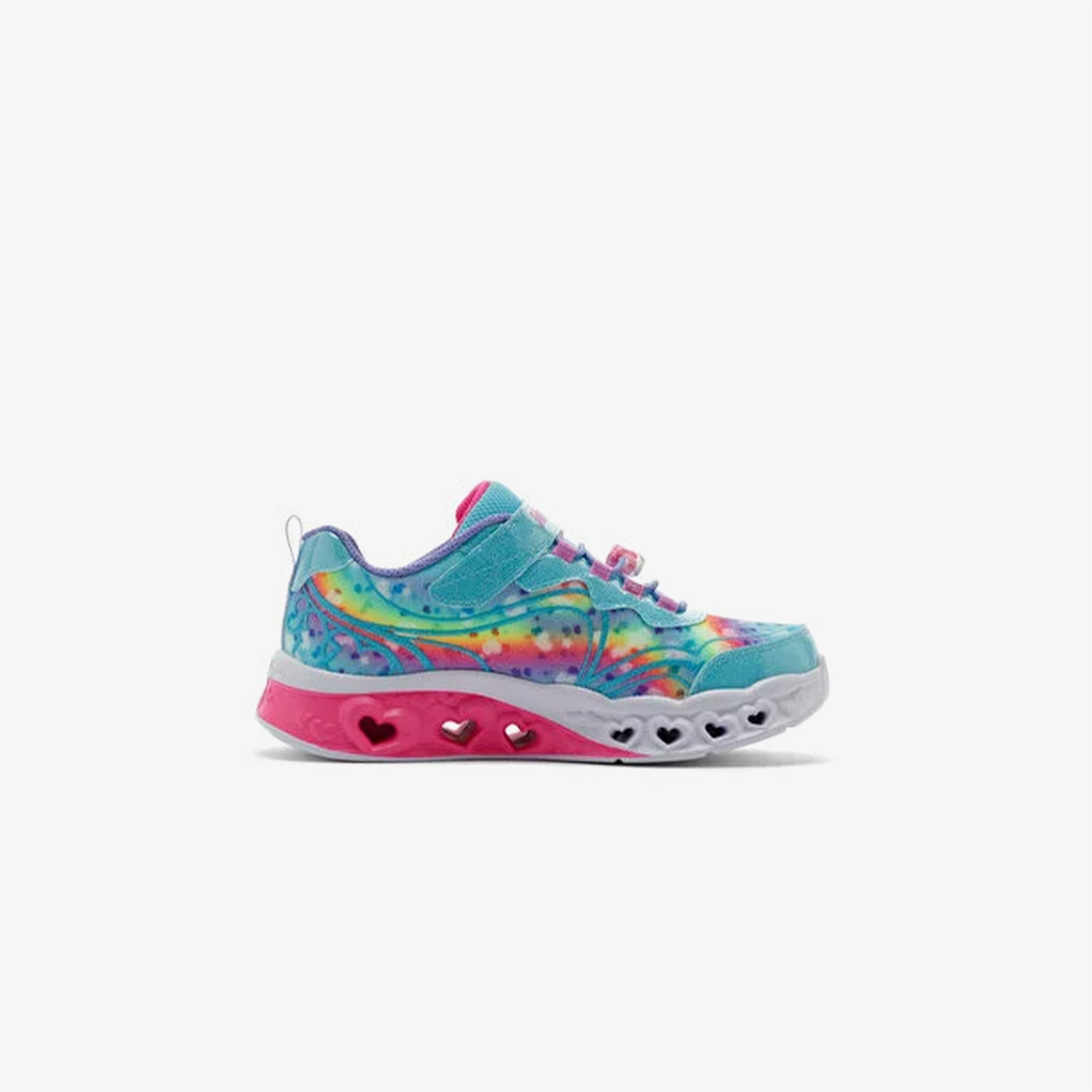 Skechers Flutter Heart Lights Groovy Swirl Çocuk Mavi Spor Ayakkabı