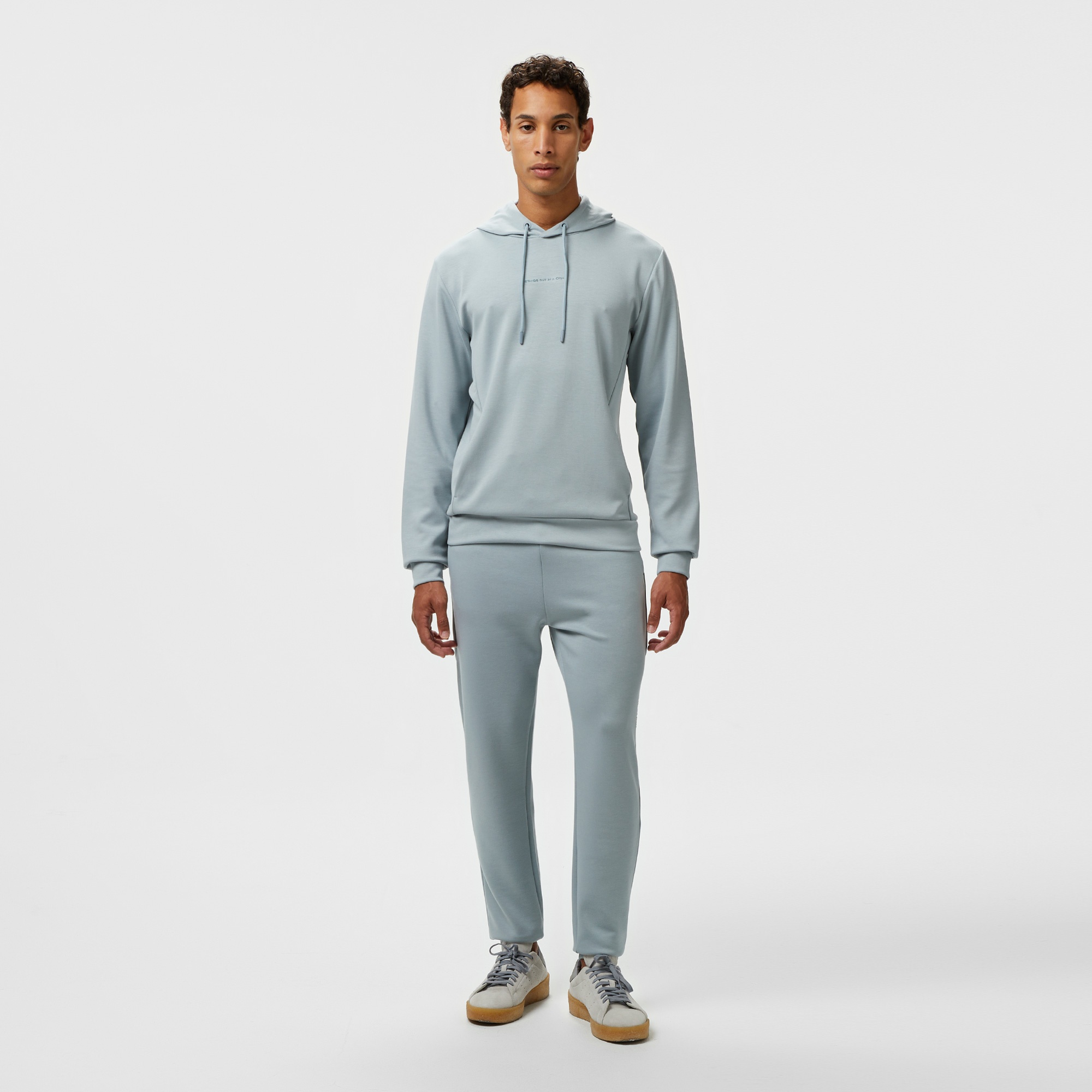 Sportempt Stm319 Erkek Gri Hoodie