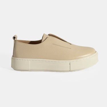  Kadın Bej Günlük Deri Ayakkabı