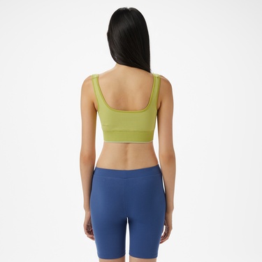  Calvin Klein Sports Kadın Yeşil Bra