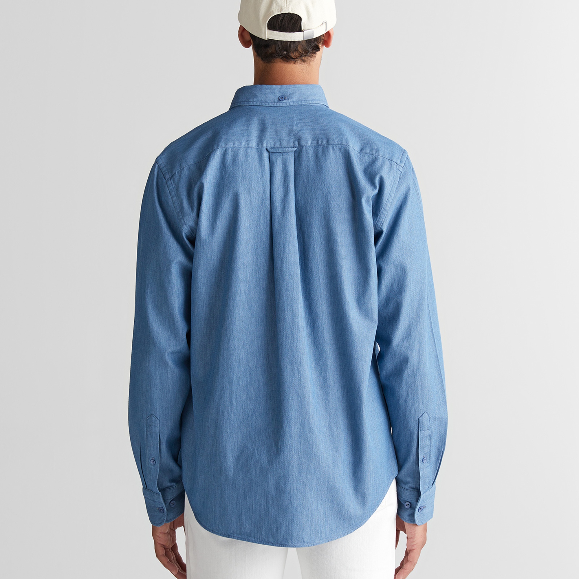 GANT Erkek Krem Regular Fit Bisiklet Yaka Logolu T-Shirt