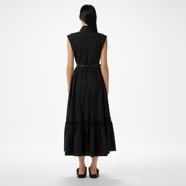  Brooks Brothers Midi Boy Kolsuz Kadın Siyah Elbise