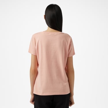  Guess İris Jersey T Kadın Pembe T-Shirt